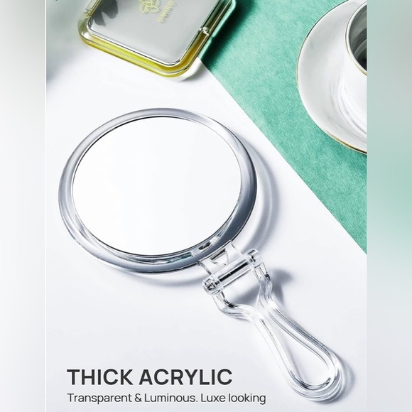 OMIRO Hand Mirror, Double-Sided 1X/20X Magnifying Foldable Makeup Mirror - Picture 10 of 10